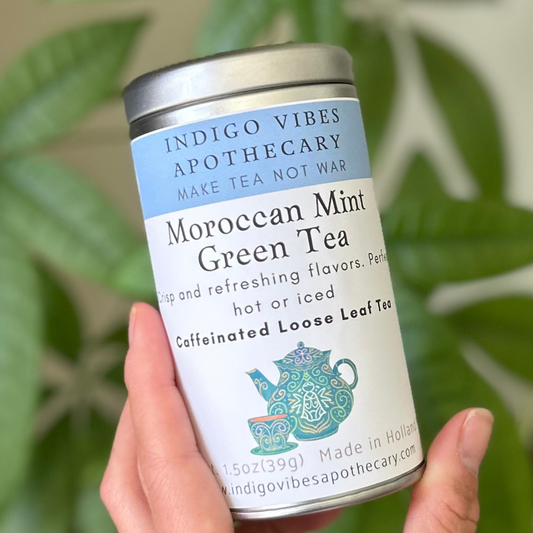 Moroccan Mint Tea Green Tea - 1.8oz Canister